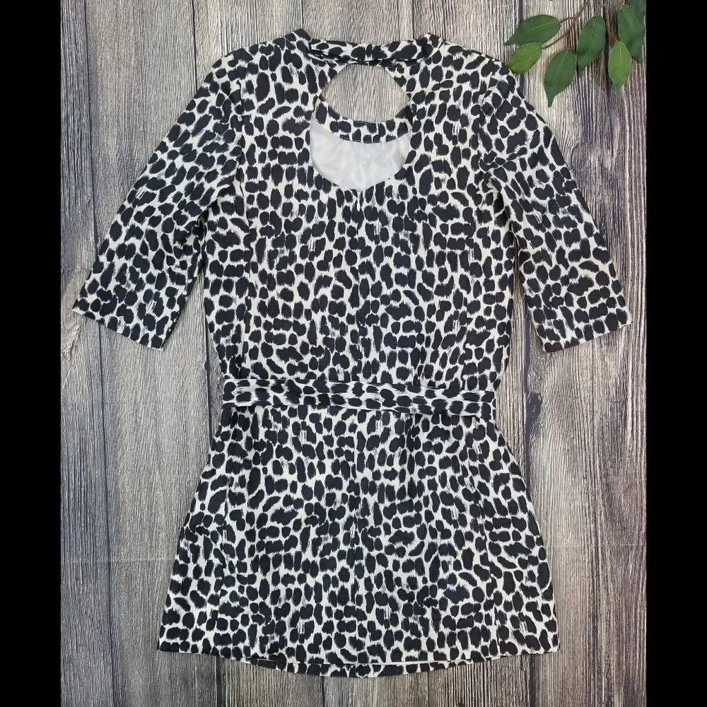 Kate Spade New York Dorothy Leopard Print Silk Dress